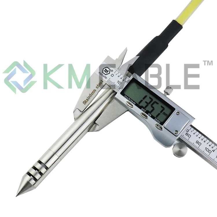 KMCABLE RC9808 30 м-300 м Диапазон 14 мм Prode длинная глубина измерения Well Dipper стальная лента с сигнализацией батареи Измеритель Уровня Воды