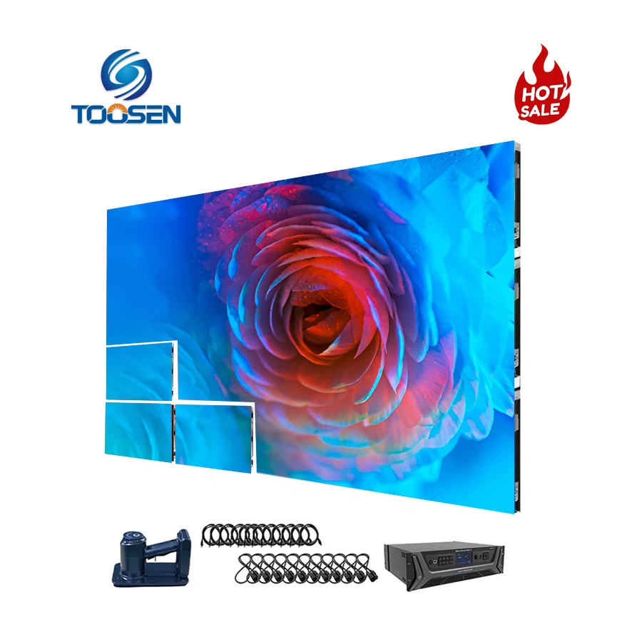 SMD HD 8k 4k P1.2 P1.5 P1.8 P2 P2.5 P3 Full Color Ultra-thin Fixed Indoor LED Video Wall Indoor 4k HD High Brightness Screen
