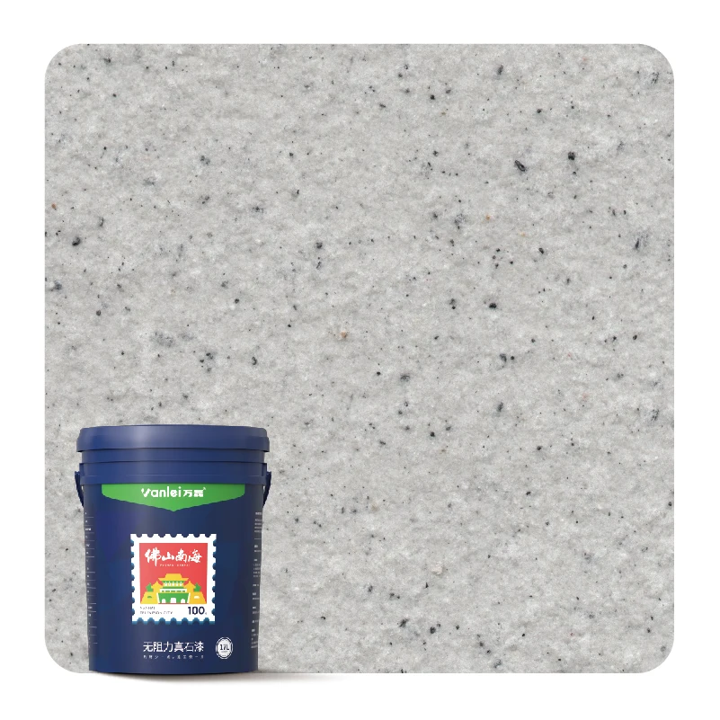 Wanlei Most Popular Coarse Stone Texture Finish Spray Paint Natural Stone Sand Wall Paint