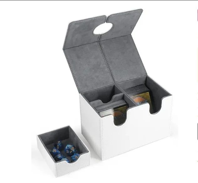 High quality Premium Deck Case MTG 100+ Flip Leather PU Deck Box Magic