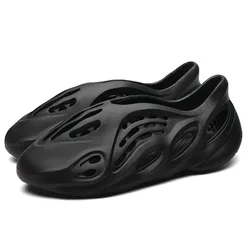 Мужские летние тапочки с дырками, обувь с дырками, новинка 2020