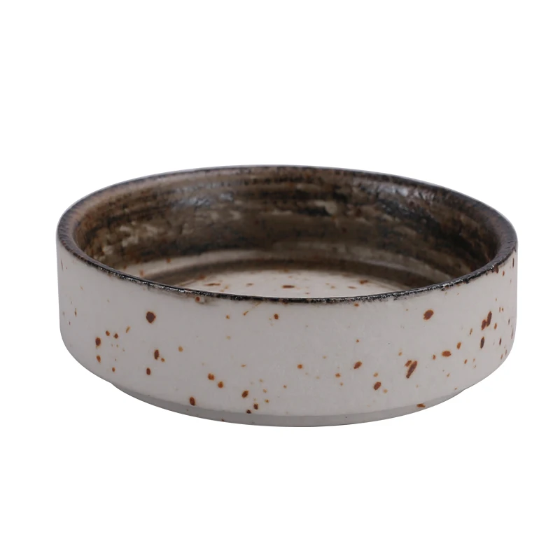Stock 3.5 inch new style design color print restaurant home sushi sauce fruit butter salad ceramic dishes