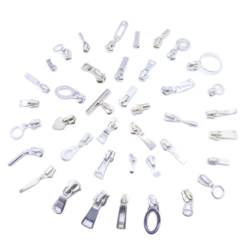 
No 1 2 3 5 8 Auto Lock Metal Custom High Quality 3# Plating Gold Zipper Slider 