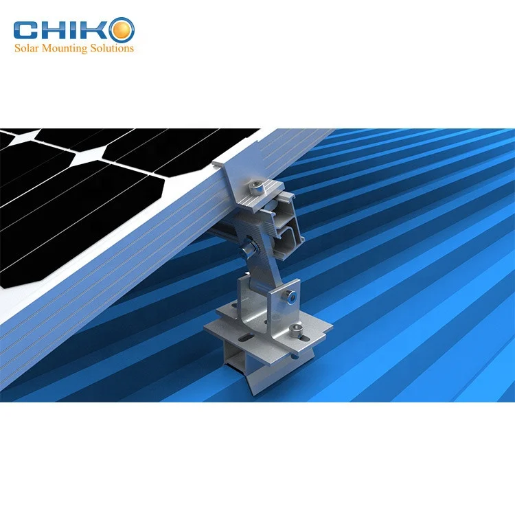 Easy Installation Solar Structure For Metal Sheet Roof Roof Mount Solar Tracking System