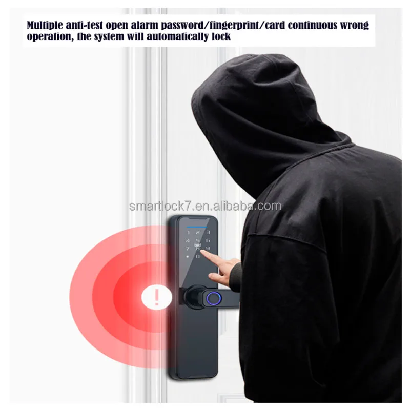 Apartment Rental Hotel Digital Door Safe Wooden Box Lock Smart With Tuya TThotel SDK App