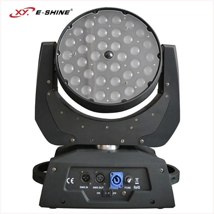 Hot sale 36*10W RGBW 4in 1 wash with zoom DMX512 LED moving head light