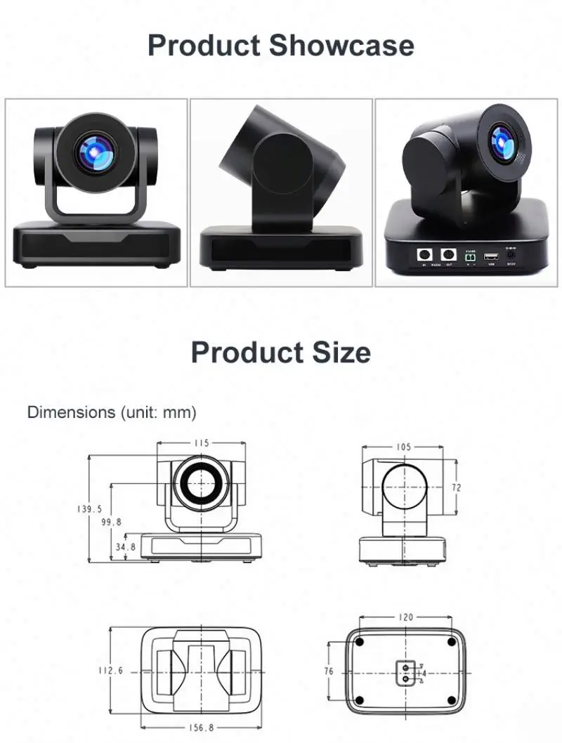 Беспроводная + Blueth + USB конференц-микрофон и HD1080P PTZ-камера 120 широкоугольная система видеоконференций оборудование