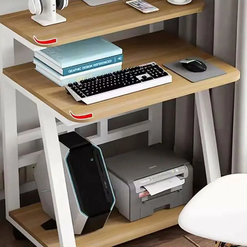 Office Desk Space Saving Computer Book Desk For Corner Use With Wooden L Shaped Computer Desk