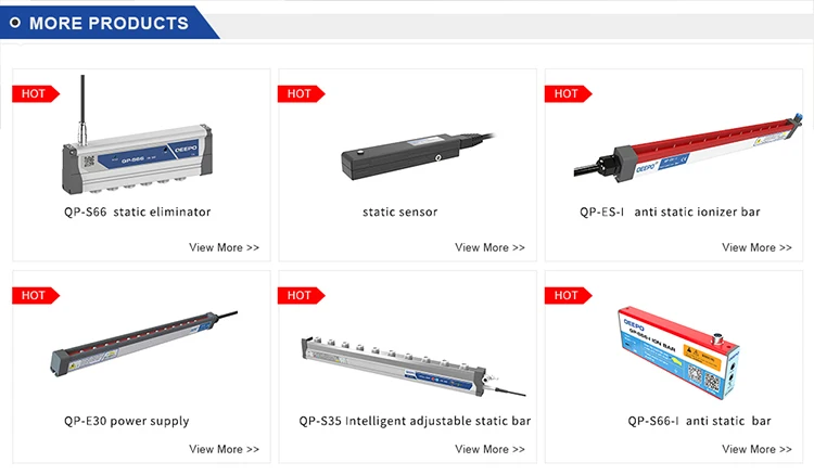
QEEPO QP-ES antistatic esd ion bar electrostatic eliminator for industry 
