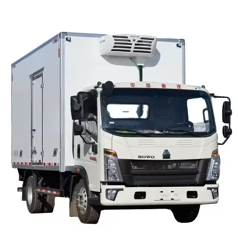 Sinotruk shacman faw Hot sale refrigerator trucks with Thermo King Cooling system 3 ton TRUCK Deposit shipment