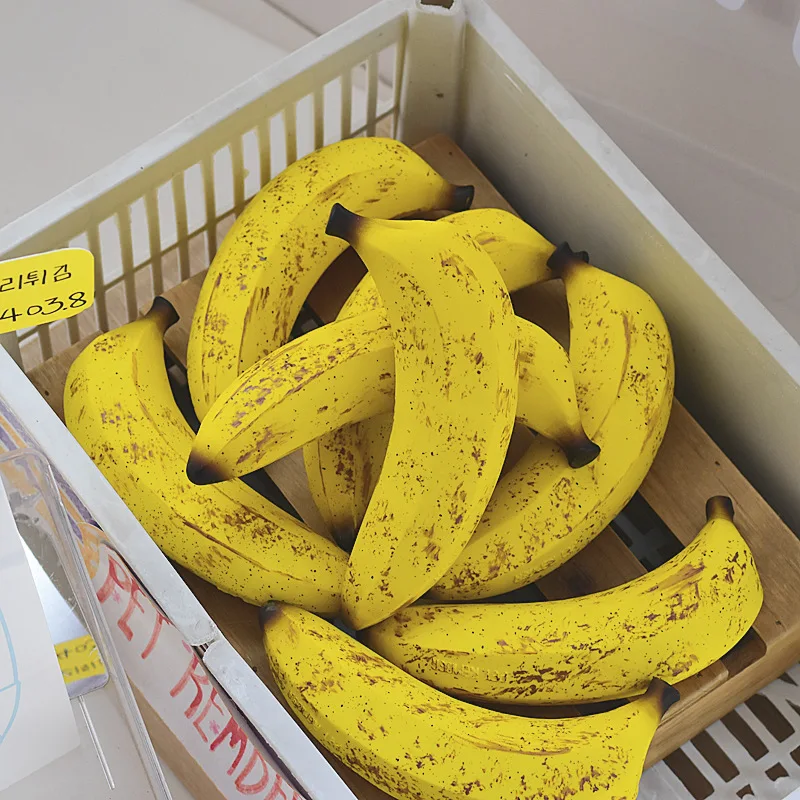 spot goods new style latex chewing sniffing cute verisimilitude interactive toy yellow green for dogs and cats