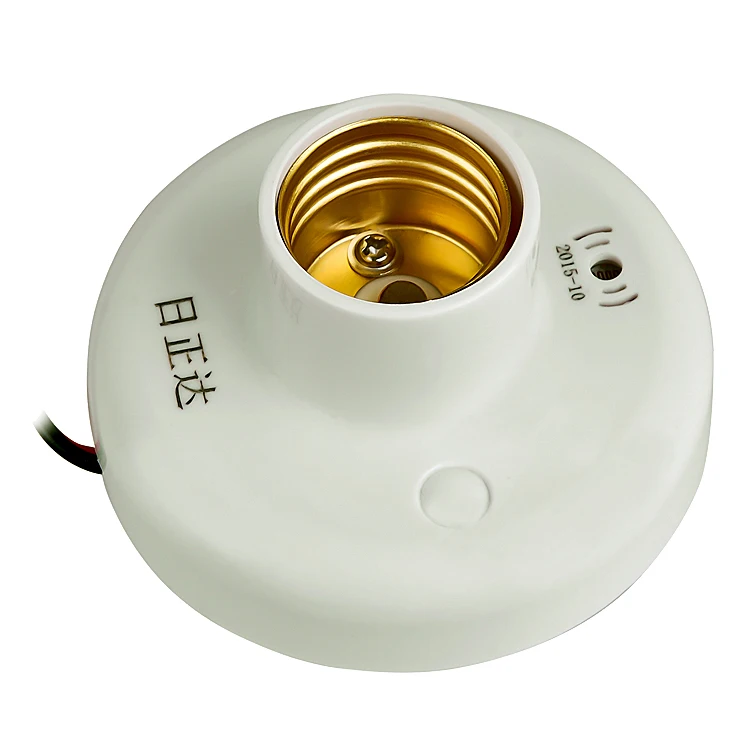 sound and light control lamp holder E27 B22,voice sensor lamp holder