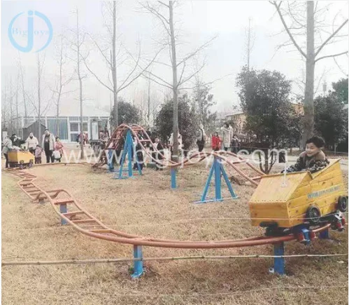 Hot Selling Simple Roller Coaster Rides Amusement Park Human Powered Roller Coaster For kids