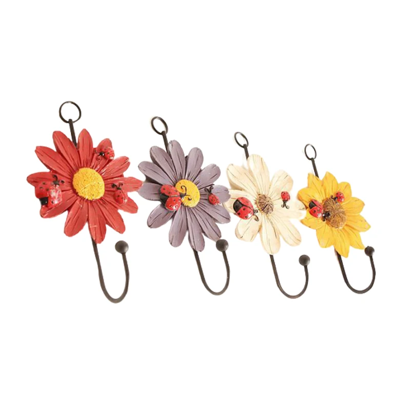 Hot Sale Cute Cat Tail Shape Decorative Metal Wall Door Clothes Coat Hook Rack Iron Cat Key Hanger