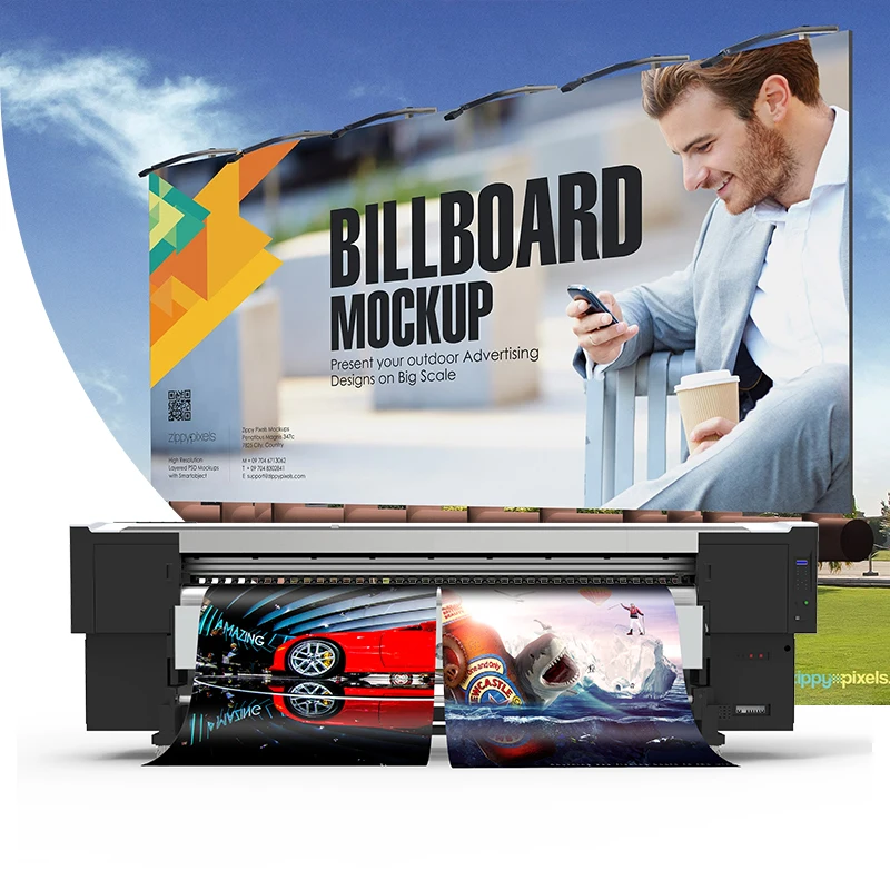 3.2m Eco Solvent Water Based Industrial Wide Format Logo Printing Machine from Chinese Manufacturer