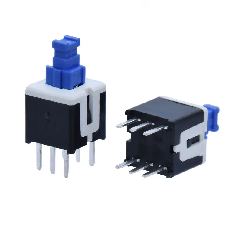 Индивидуальный 5 8*5 8/7*7/8*8/8.5*8 мм кнопочный неблокировочный микропереключатель 6 patch self Lock switch TL2233