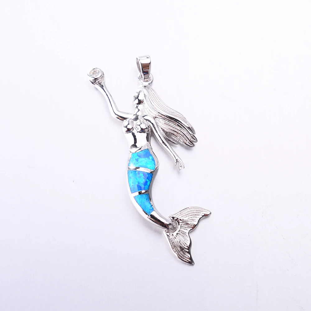 customized curved custom necklace Women fashion sterling silver cubic zirconia stone crescent moon pendant