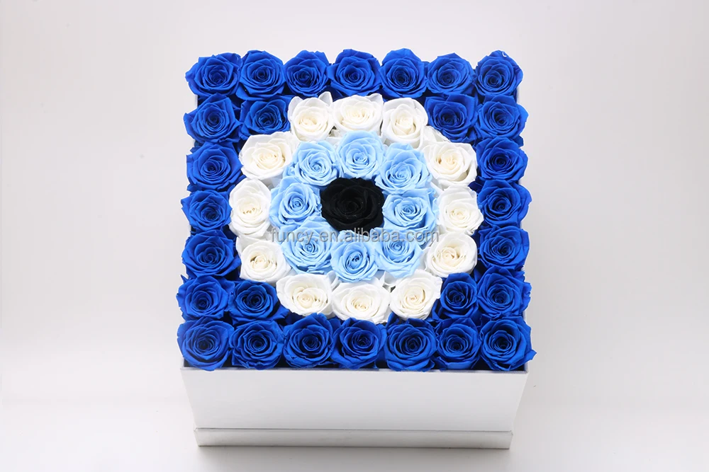 Декоративные цветы, подарок на день Святого Валентина, неувядающая бесконечность, вечная стабилизированная коробка из сохраненных роз