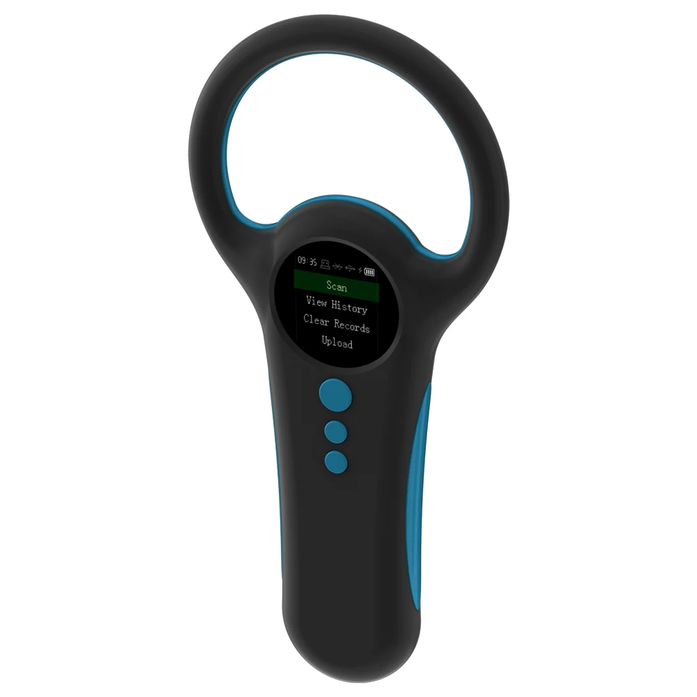 New Model  W91A Dog scanner pet animal chip range rfid handheld portable reader 134.2Khz pet microchip long range reader