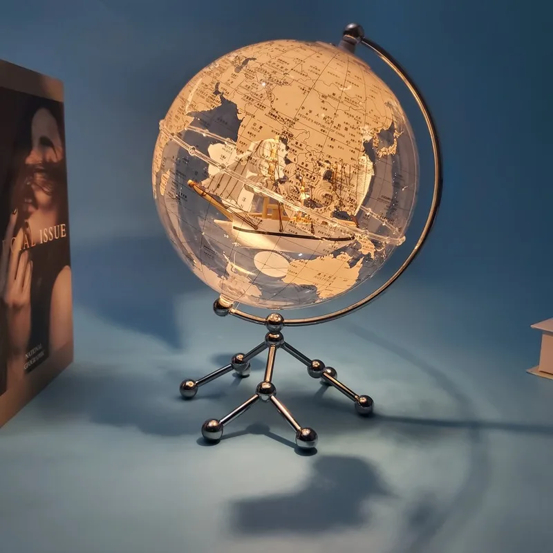 Wellfun Fathers Day Gift Earth Globe Ornament Trending Products 2024 New Arrivals Novelty Gifts Globe Earth Map