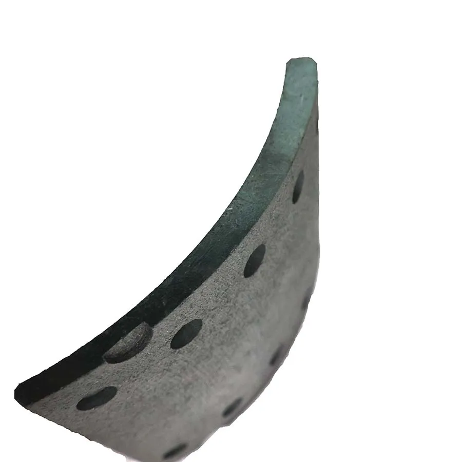 Hot sale Standard OEM brake shoe Non Asbestos Brake Lining for BPW DAF truck