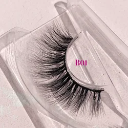 iShero eyelash supplies 5d mink lashes short 3d mink eyelashes with black eyelash packaging
