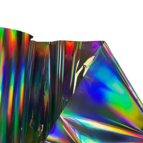Best Selling Rainbow Holographic Thermal Lamination Holographic Film Roll PET BOPP Thermal Lamination Film
