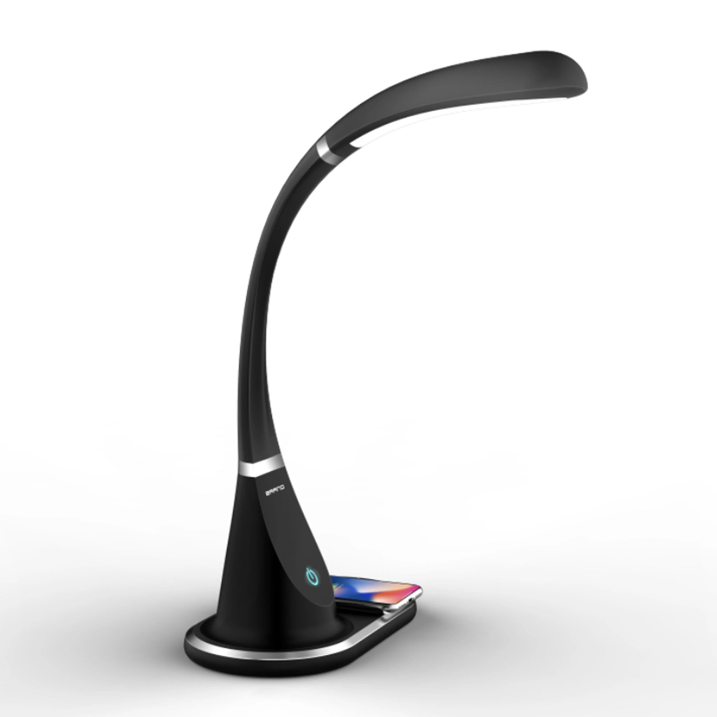 SML Modern Wireless Charging Sensor Switch LED Table Lamps Abs&Rubber Material Eye-Caring LED Table Lamp