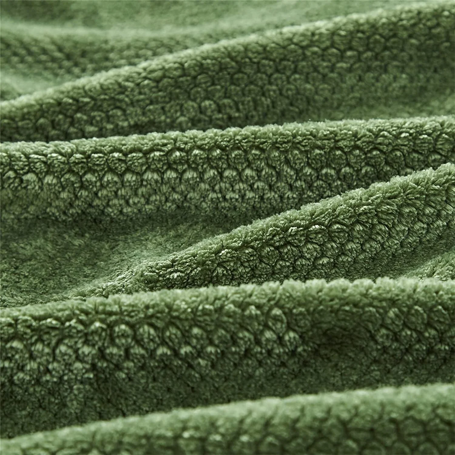 cheap factory wholesale custom bestseller texture waffle fleece blanket honeycomb embossed fleece blankets throw decke for home