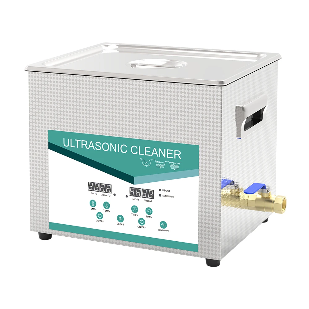 For laboratory medical tools washing ultrasonic ultrasound washer with drainage heater 300w degas function