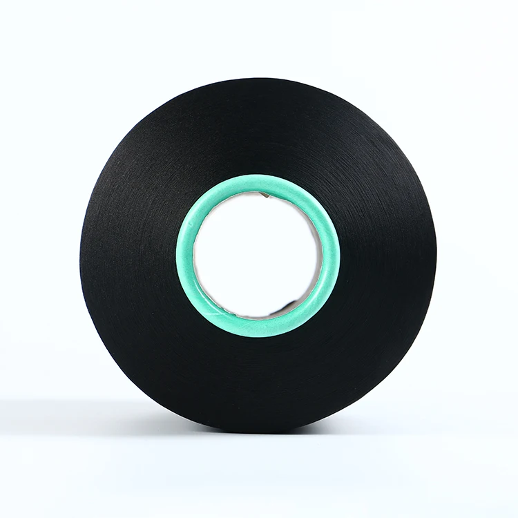 Factory supplier customization 75d dope dyed spun 100% textured polyester dty yarn for weaving 100% polyester textured yarn dty