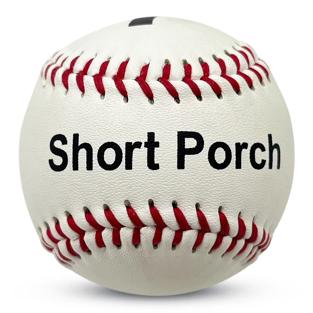 Customized 7-inch split leather material Cork and Rubber Pill Yarn Wound baseballs for Youth
