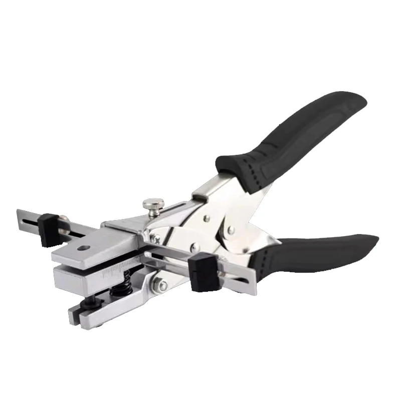 2mm   single hole punching machine  PVC clamp flat hole  pliers