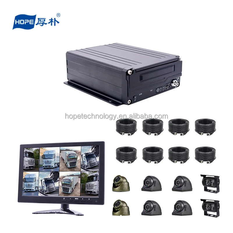 Factory  Full HD 1080P 2TB Hard Disk Video Recorder Offline Mobile DVR 8 channel
