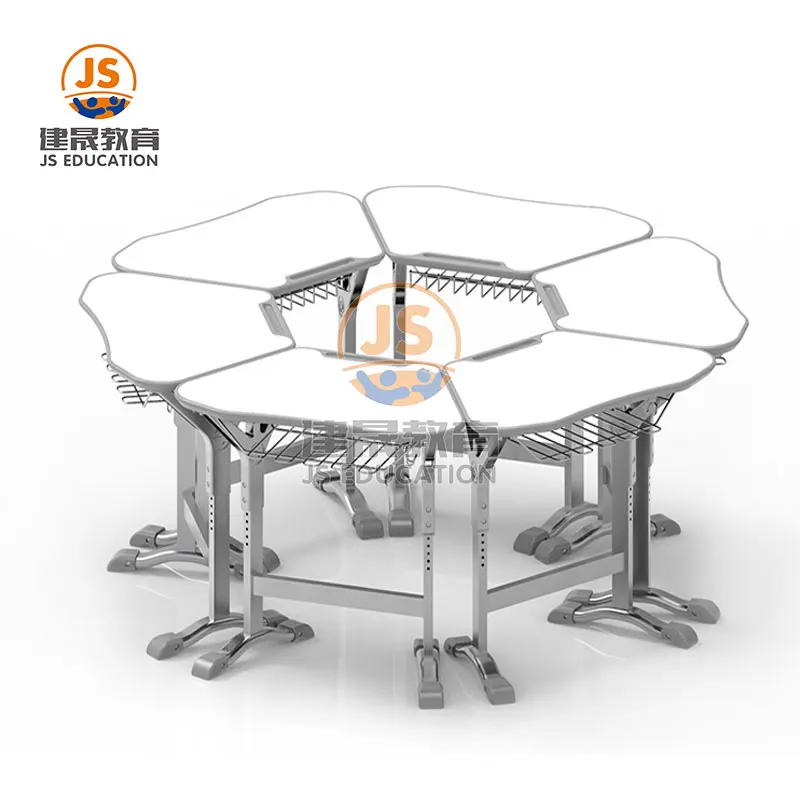 JS Multi Function Activity Tables Classroom Collaborative School Tables and Chairs Height Adjustable school furniture
