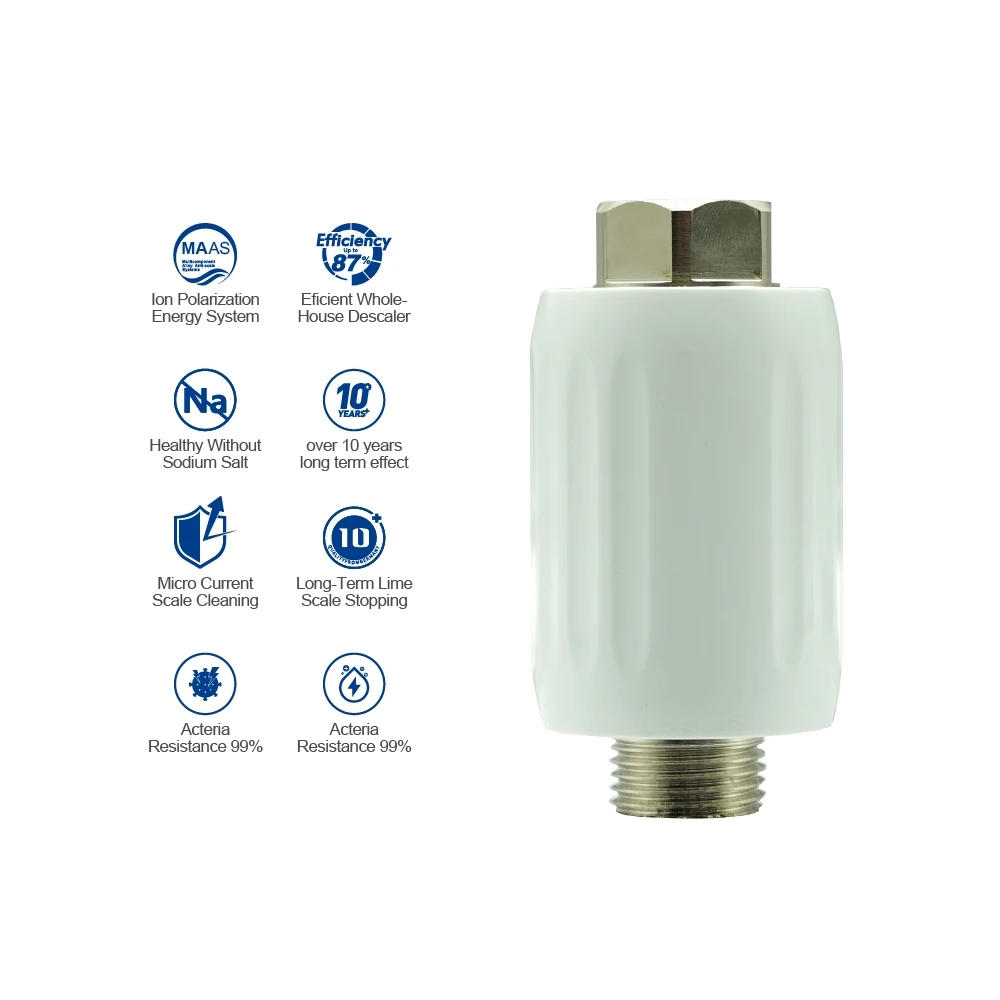 Water Softener Filter Soft Water System for Hard Water Boiler Scale Reducer with SAAS Descaler Material