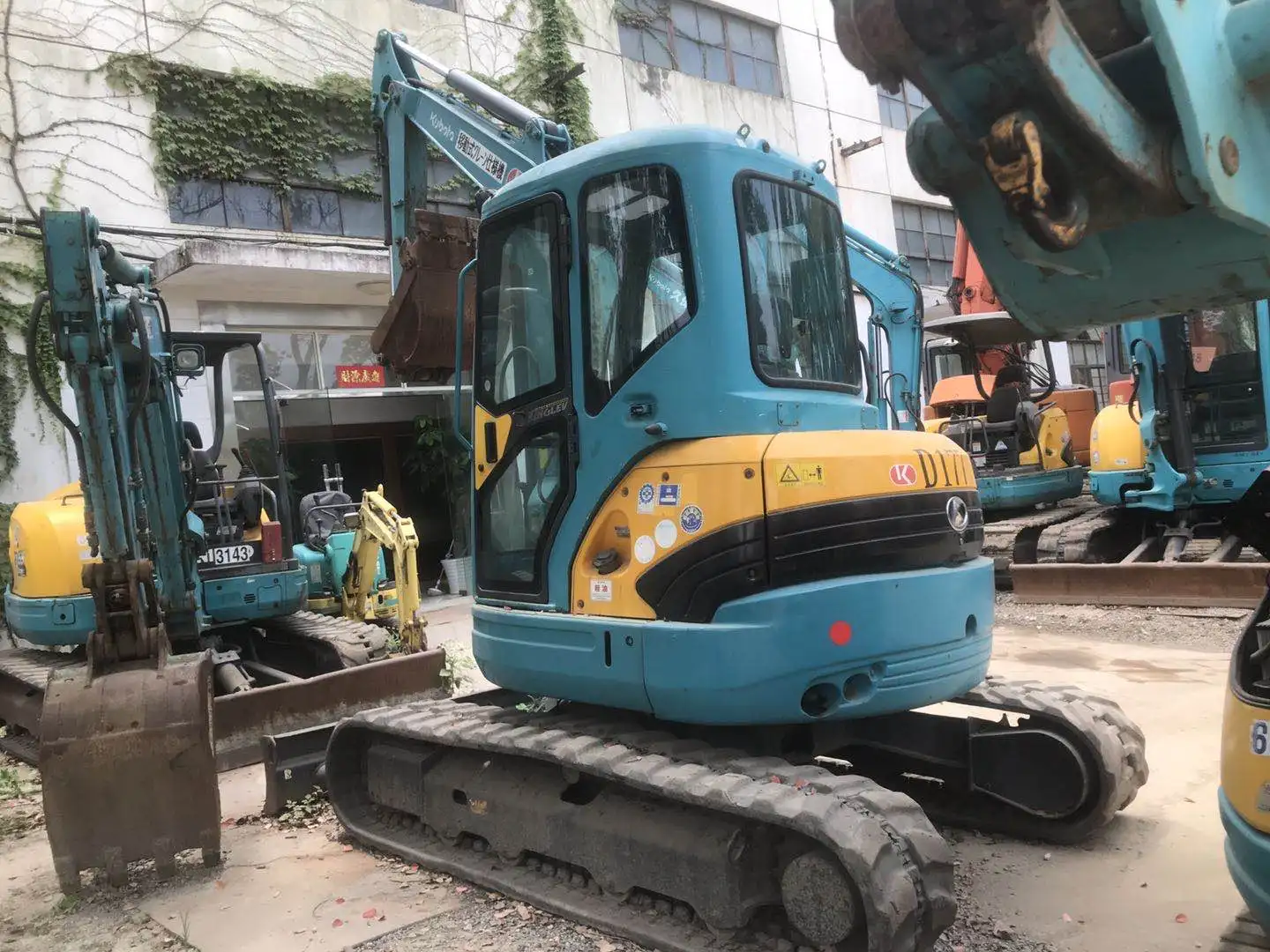 Second hand excavator Kubota KX155 5.5 ton