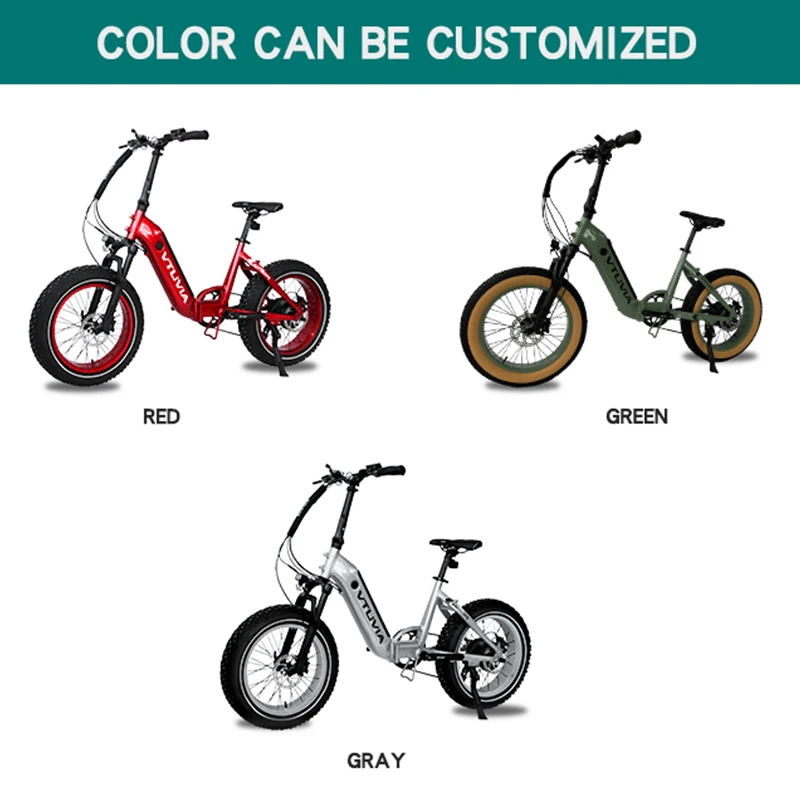 Germany DE Warehouse Stock 250W 750w 36V 48v Lithium Battery Folding Fat Tire Rear Hub Motor Electric City Road Bike Ebike