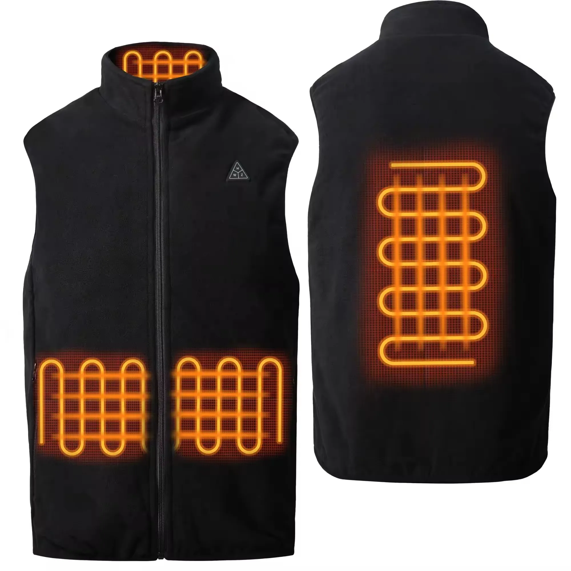2024 winter heating apparel for men and women USB rechargeable battery powered heating vests