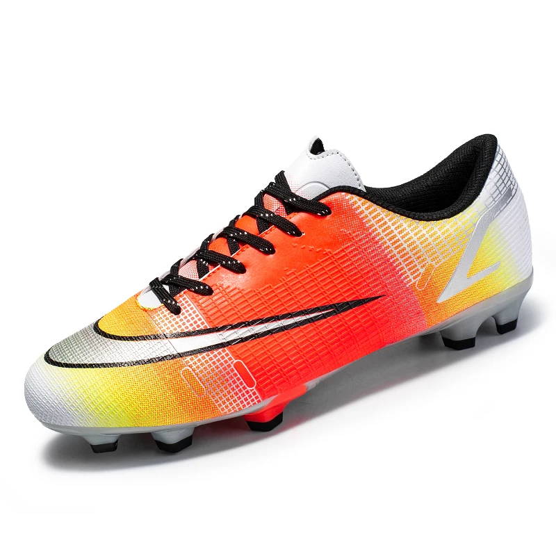 2021 Latest Sale Men FG & TF Cleat Pu Upper Football Boots Soccer Shoes