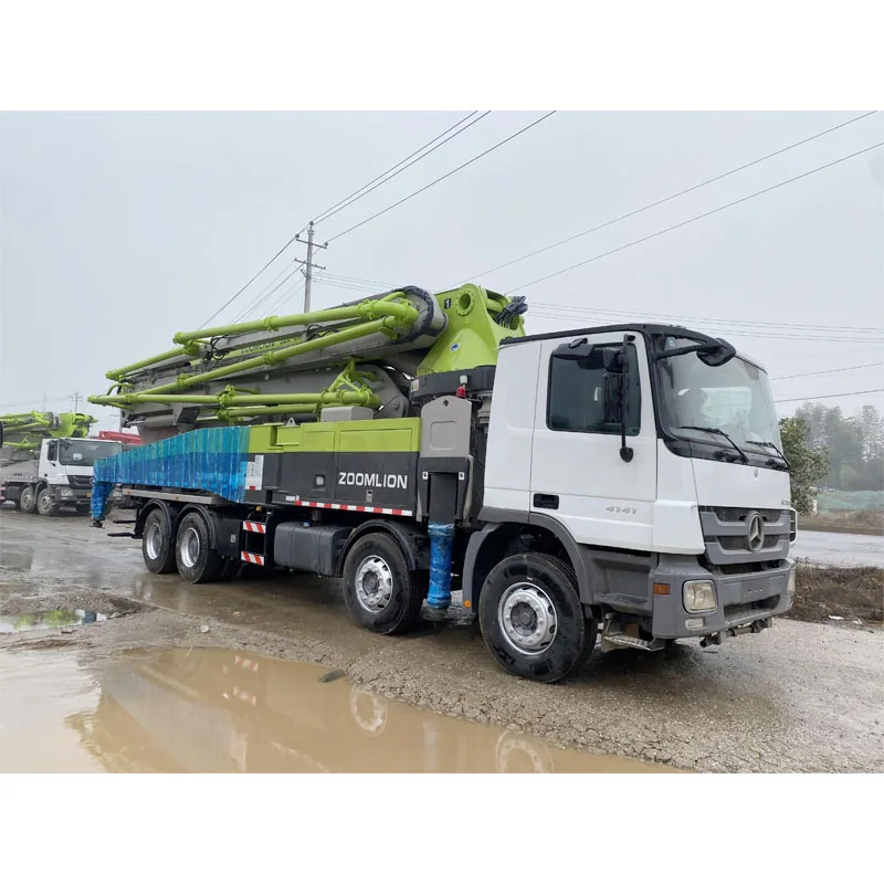 Used  China 56 meter Zoomlion Pump wtih Germany Chassis Diesel Concrete Pumps Price for sale