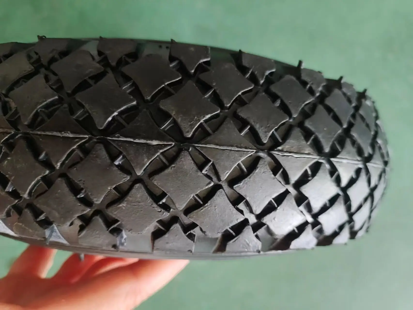 260*85 3.00-4 pneumatic rubber wheel with plastic rim