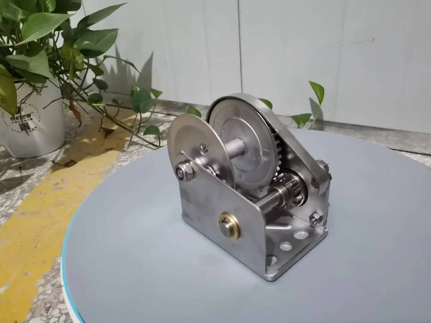 Top Quality 800LBS Self Braking Hand Winch Stainless Steel 304 for Sea Boat Winch