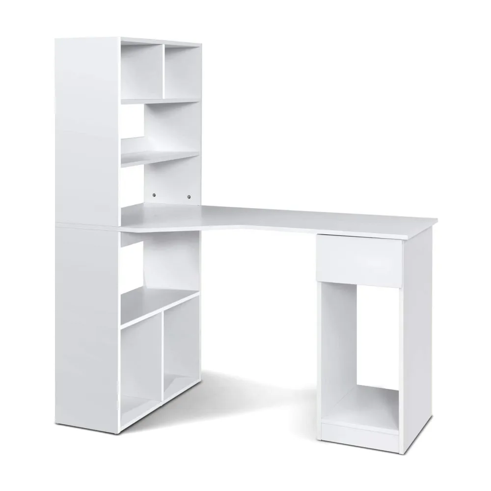 Фабричная профессиональная поставка, индивидуальная угловая полка для домашней рабочей станции, студенческий учебный стол, Офисный Компьютерный Стол