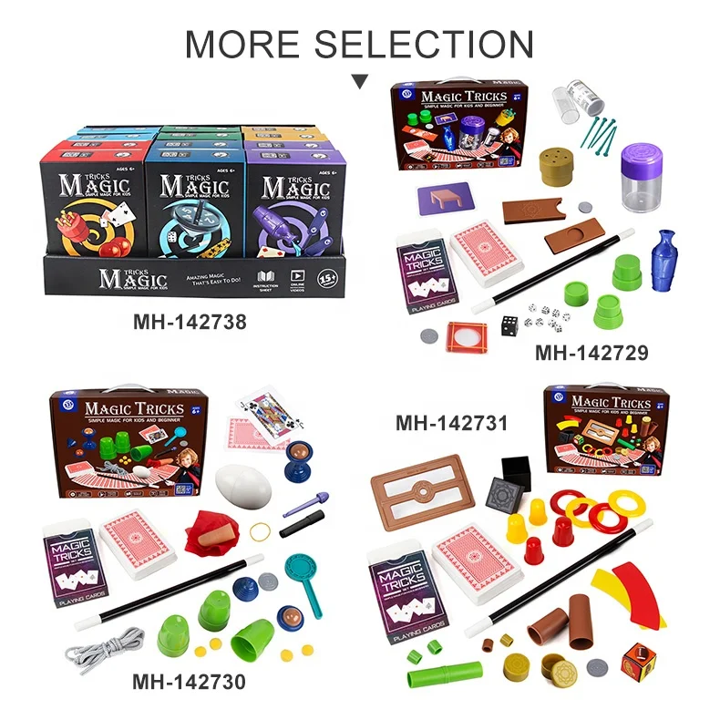 Easy to play magic set science toy magic trick props toy magic kit for kids