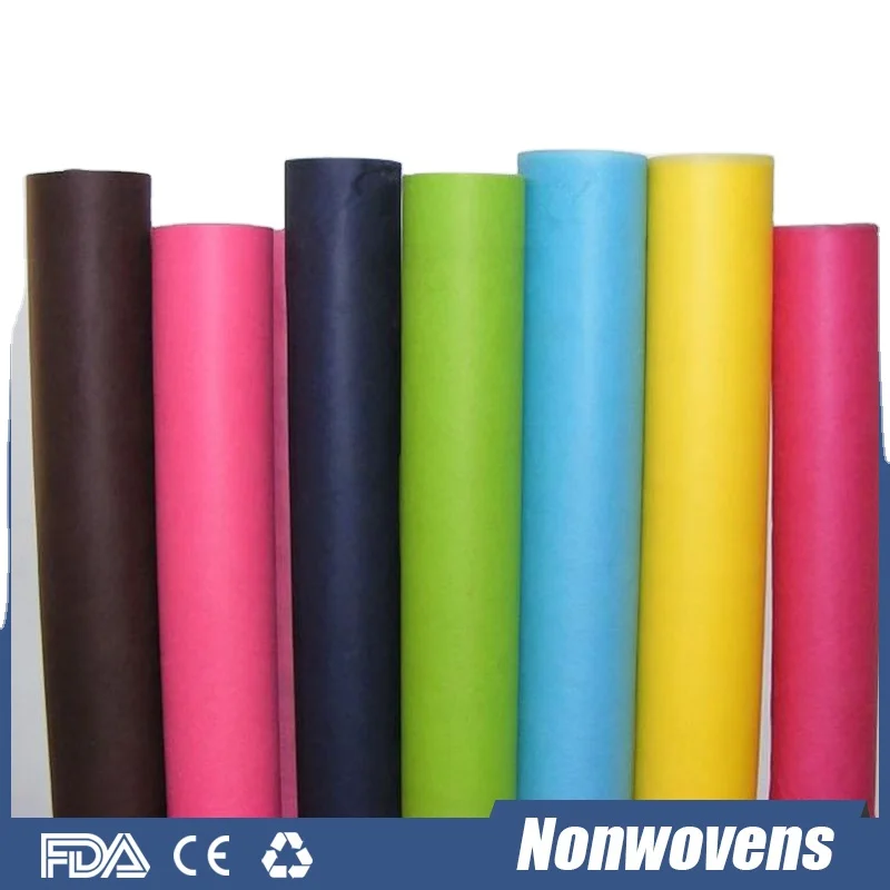 Breathable China Factory TNT Disposable PP Non-woven Fabric Raw Material for Bed Sheet Head Cap and Lab Coat