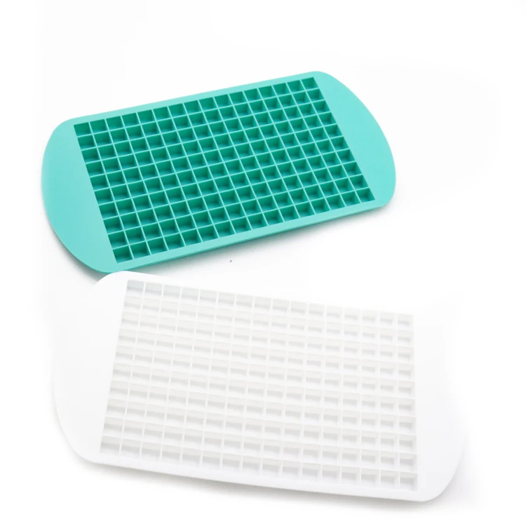 Factory Provide Homemade Small Cube 160 Grids Small Mini Tiny Silicone Ice Cube Trays For Bar