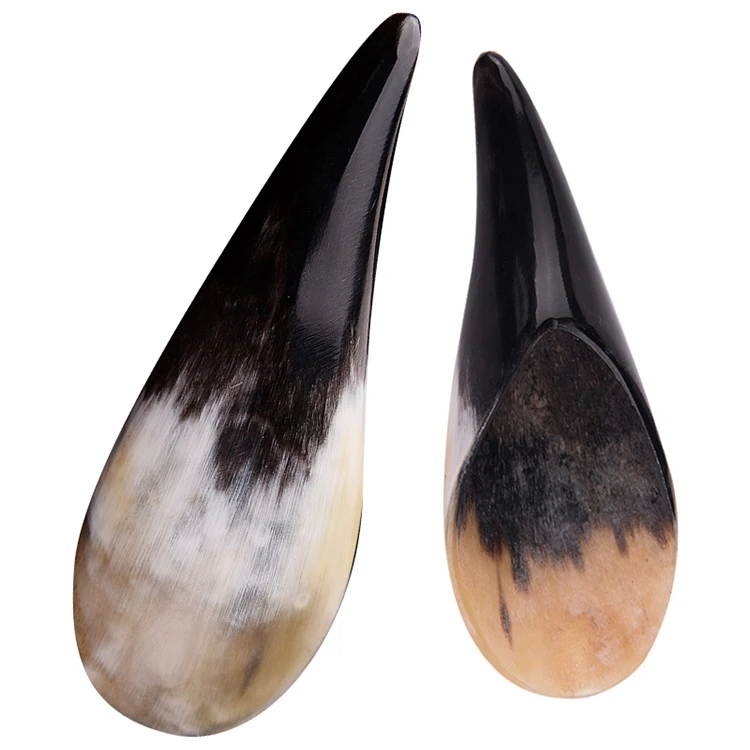 Natural horn shape guasha Scraping Plate Massage Board Muscle Relief Accessory Scraper Board