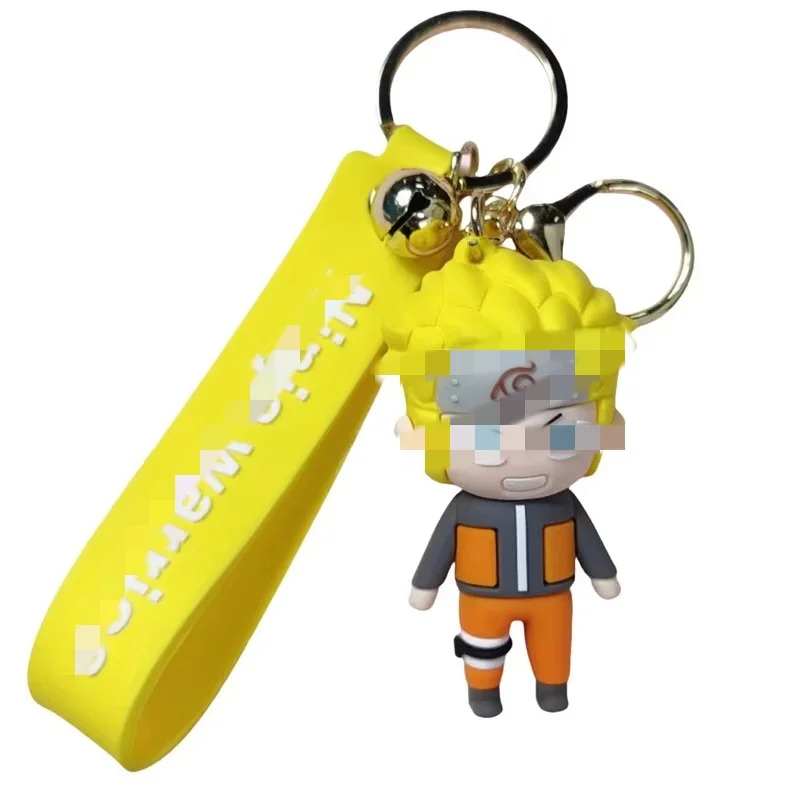 New Design 11 Molds 3d Narutos Keychain Fashion Accessories Anime Characters Bag Ornaments Narutos Keychain