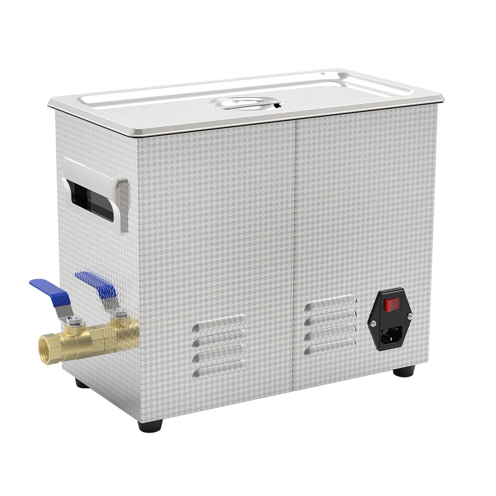 6.5L Intelligent Time Heater Control Professional with Basket Jewelry Ultrasonic Cleaner PCB Circuit Board with Degas Semiwave